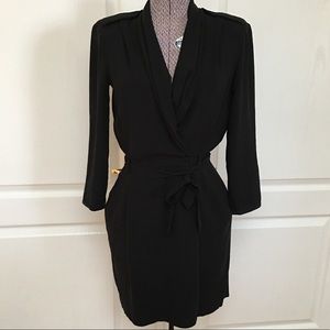 Aritzia Wilfred Franca Wrap Dress